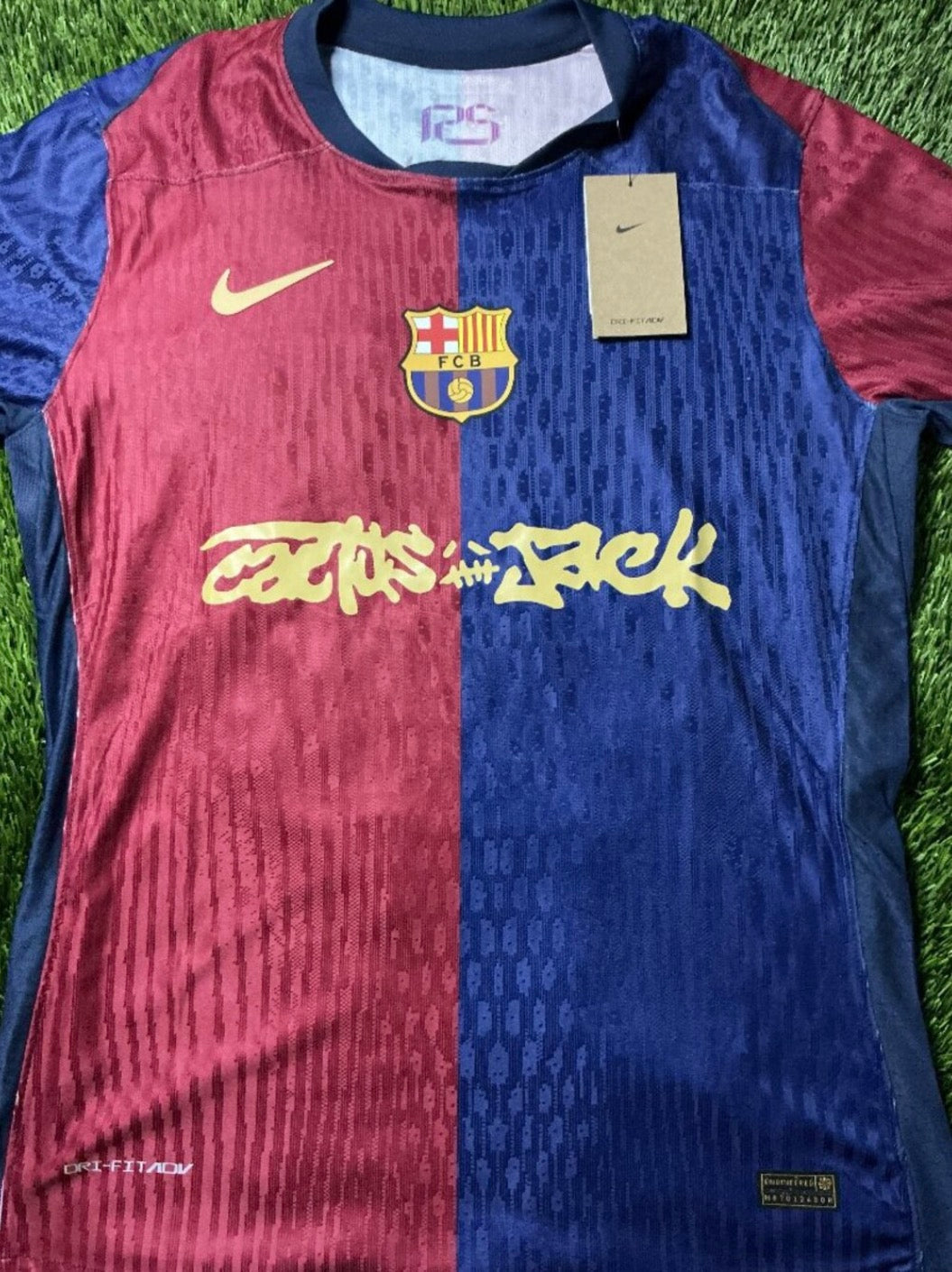 FC Barcelona Player Version Travis Scott Size L Slim Fit