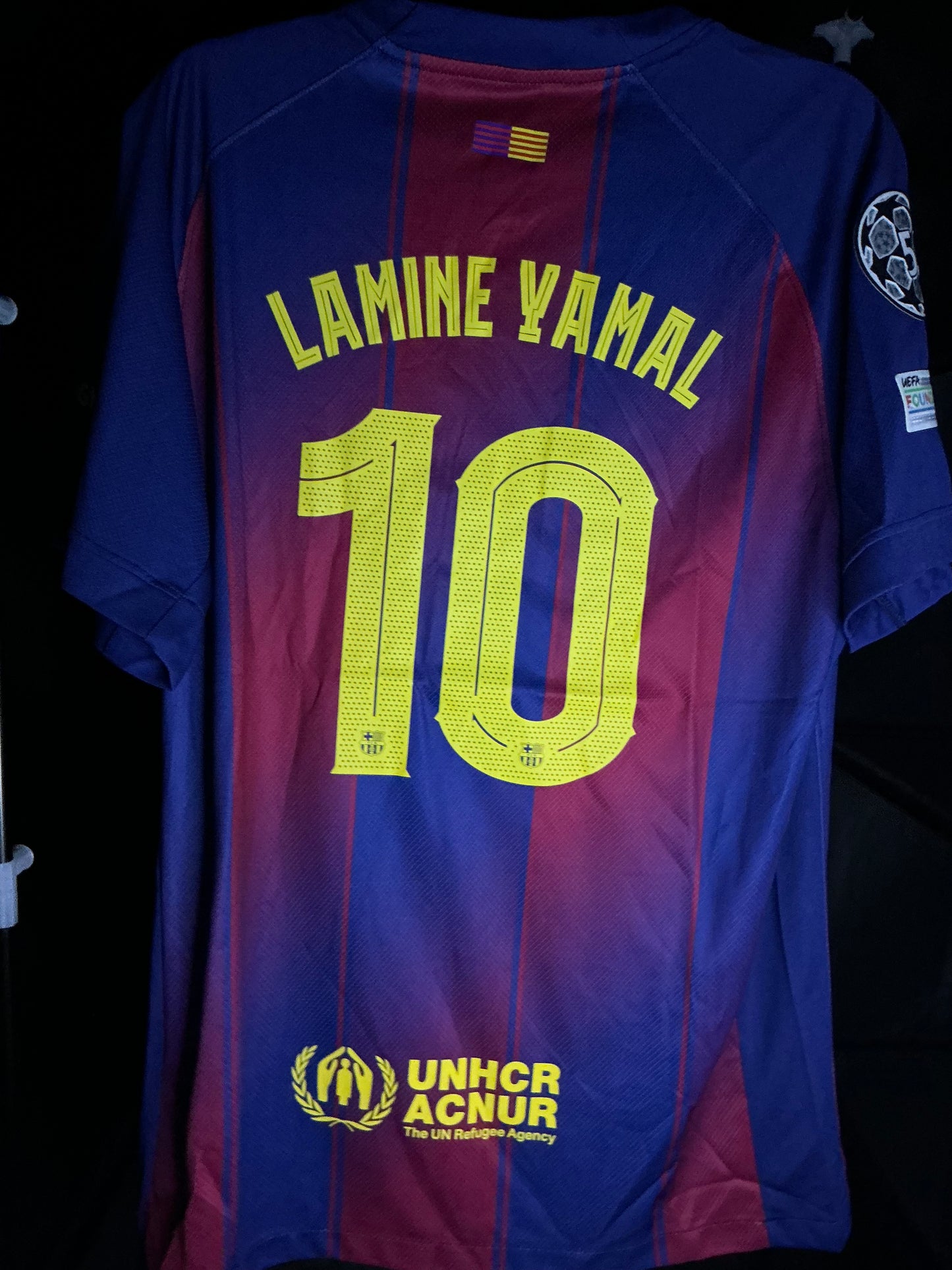 FC Barcelona Home Kit Fan Version Lamine Yamal #10 Size Xl