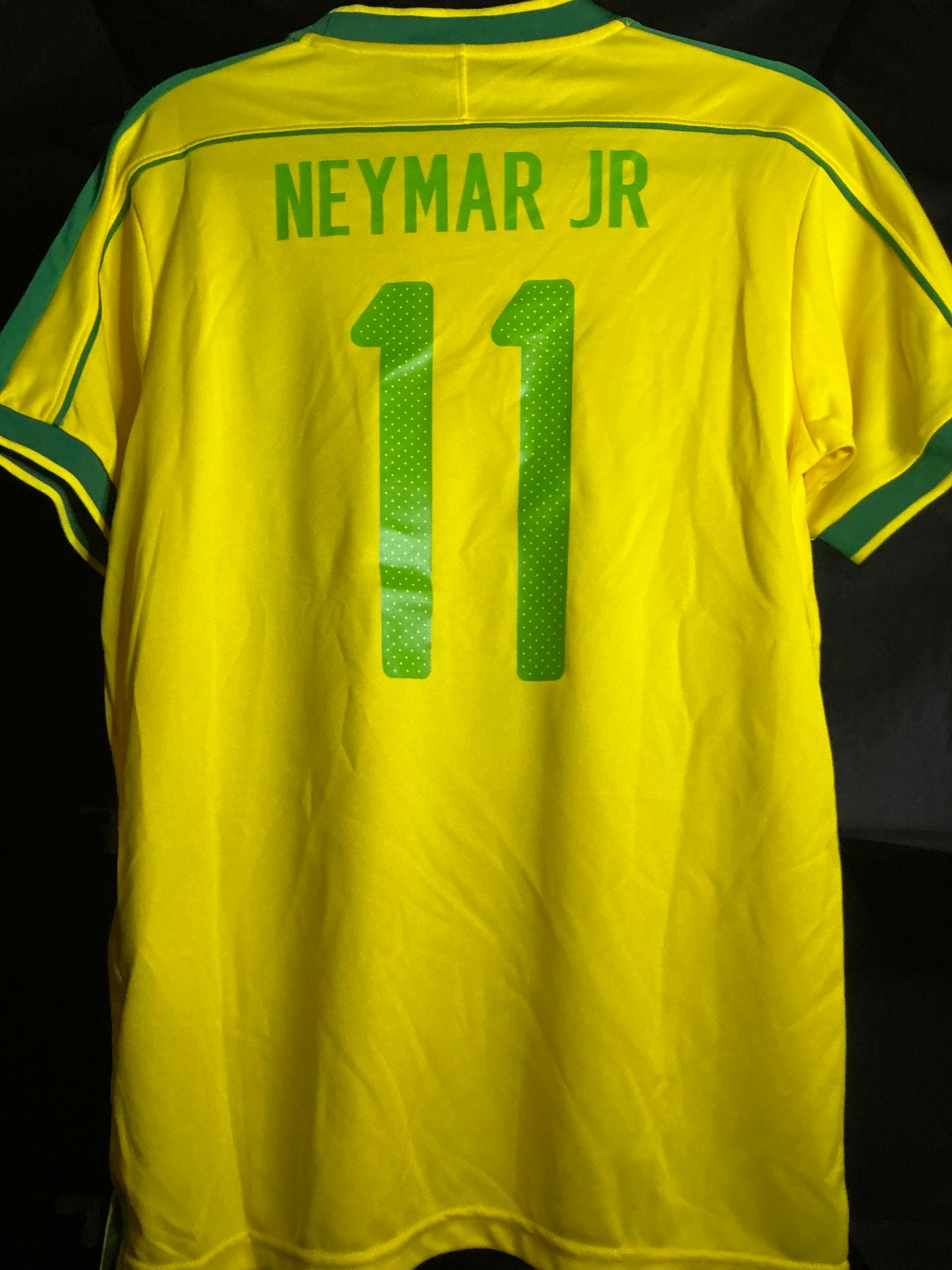 Brazil Retro Neymar #11 Retro Jersey (Sale)