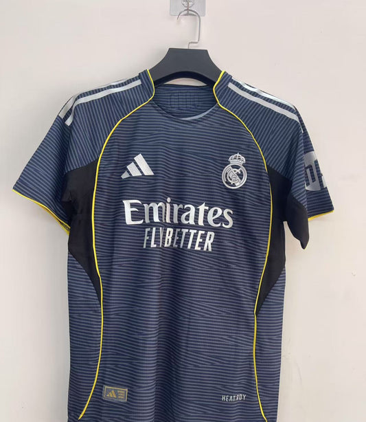 Real Madrid 25/26 Away Jersey Player Version (Slim Fit) all sizes (Preorder)