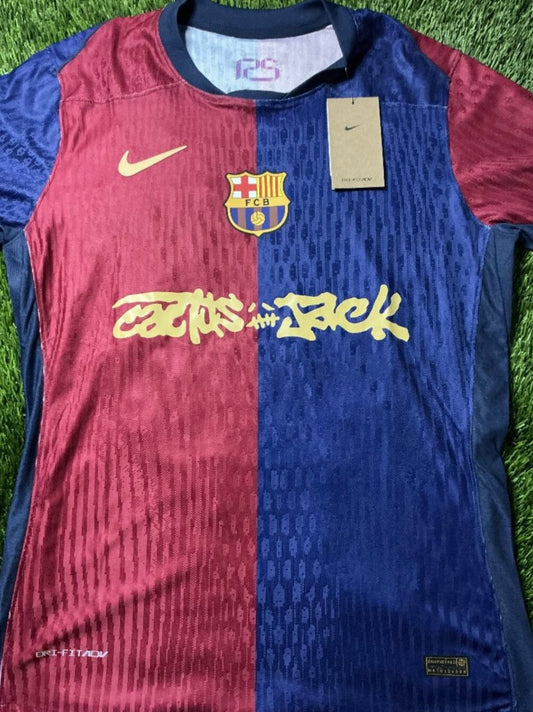 FC Barcelona Player Version Travis Scott Size L Slim Fit