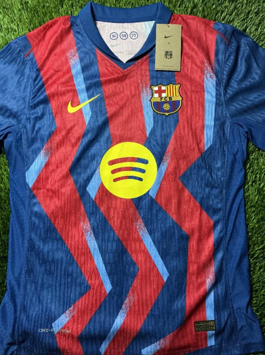 FC Barcelona 4th Kit Player Version Size L Slim Fit