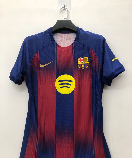 FC Barcelona 25/26 Home Jersey Player Version (Slim Fit) all sizes (Preorder)