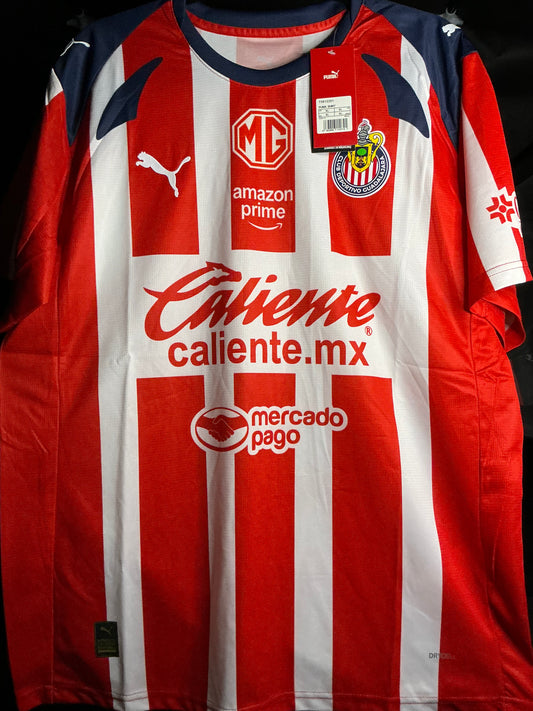 Chivas De Guadalajara Home Kit Fan Version SIze XL