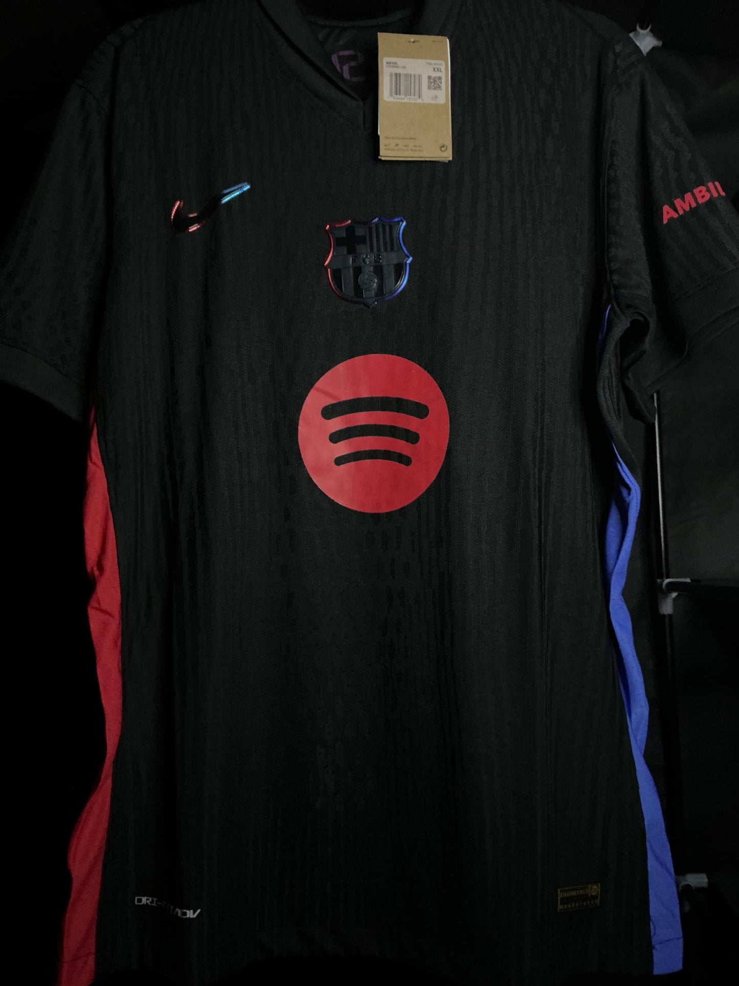 FC Barcelona 24/25 Away Kit Player Version Size M Size 2XL