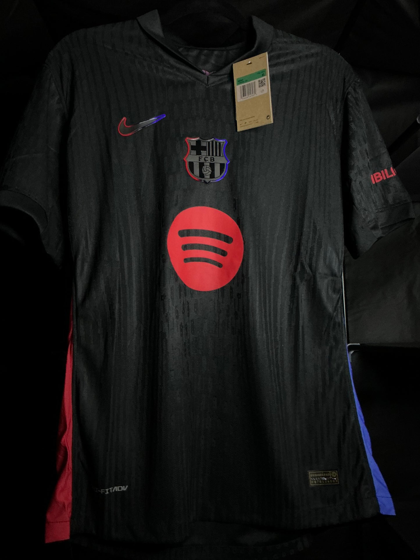 FC Barcelona 24/25 Away Kit Player Version Size M Size XL
