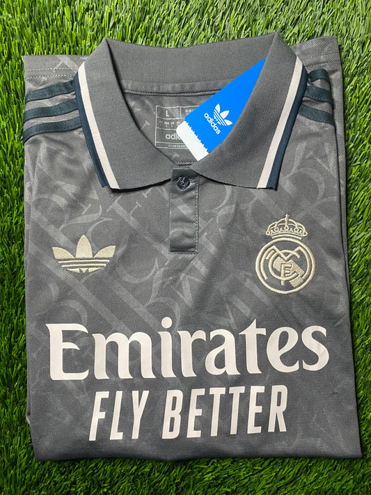 Real Madrid Third Kit Fan Version Size L (In Stock)