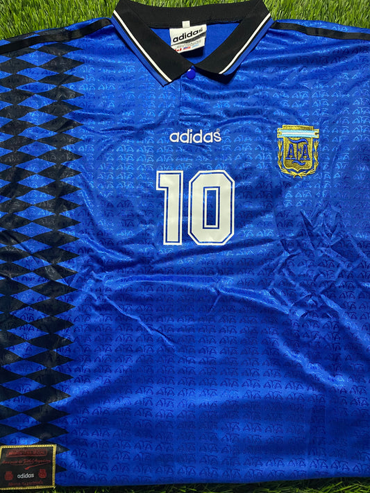 adidas Argentina 1994 Away Jersey Size L (Maradona #10) (In Stock)