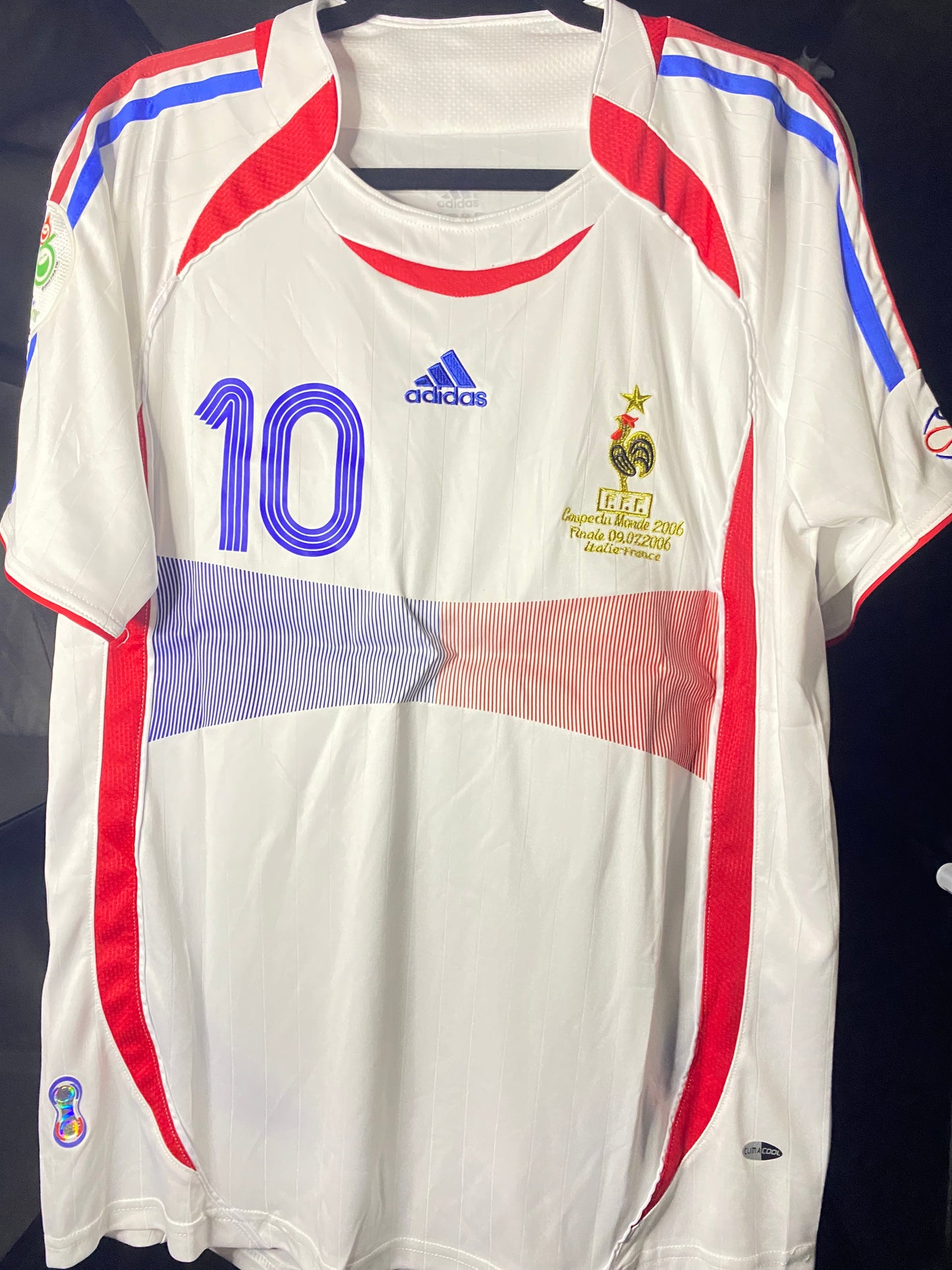 France Home 2006 Zidane #10 Retro Jersey Size M