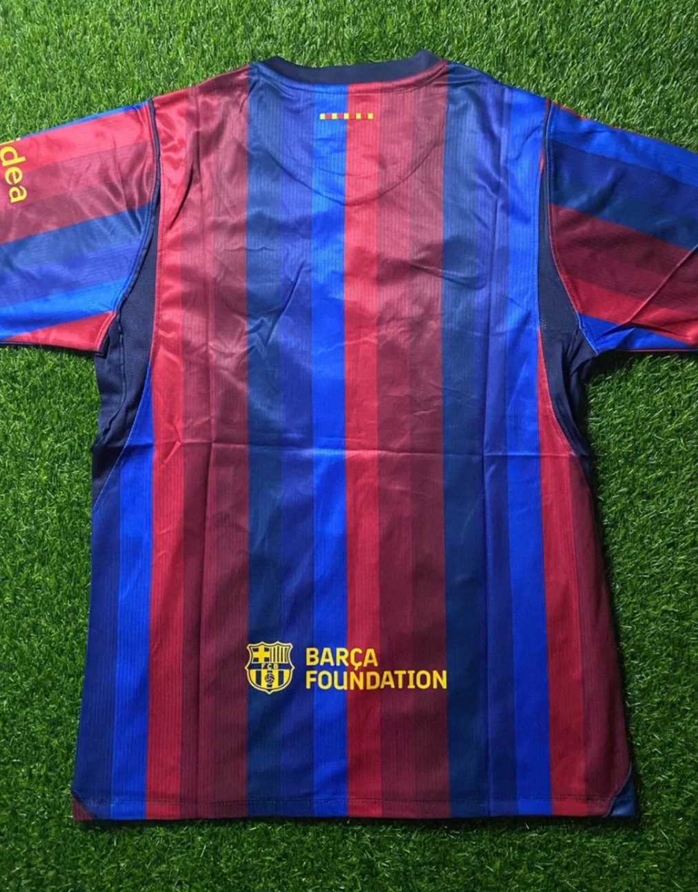 FC Barcelona Home Jersey Size L in Blue, Red & Yellow